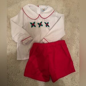 Busy Bee Smock Christmas Set